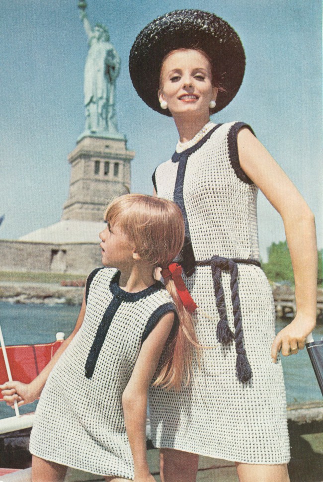 Фото из журнала по вязанию, 1969 год