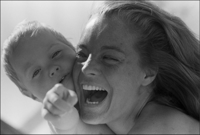 Flashback: Роми Шнайдер с сыном, 1968
