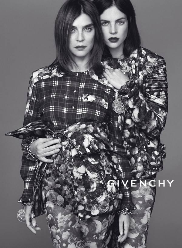 Mood of the day: Карин Ройтфельд с дочкой Джулией в рекламе Givenchy