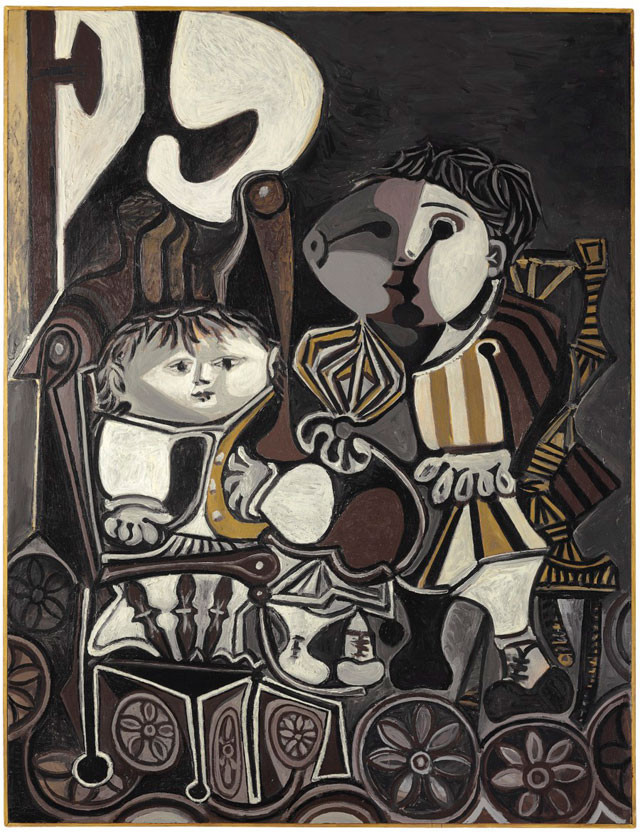 Портрет детей Пабло Пикассо "Клод и Палома" стал самым дорогим лотом аукциона Christie's