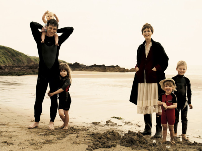 Mood of the day: семейство Стеллы Теннант в Vogue, 2005