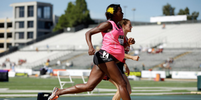 Бронзовая призерка чемпионата мира 2010 года, бегунья Алисия Монтано приняла участие в чемпионате США, находясь на 8-м месяце беременности