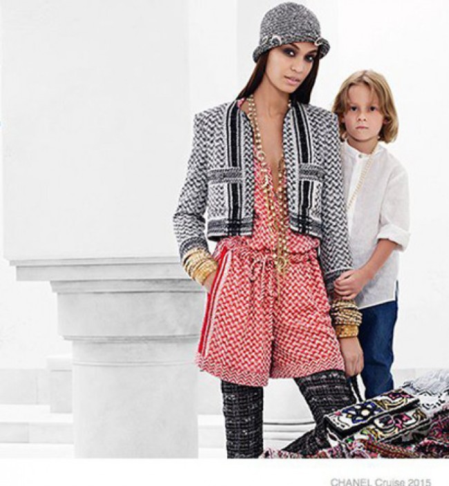 В рекламной кампании круизной коллекции Chanel Карл Лагерфельд снял своего крестника
