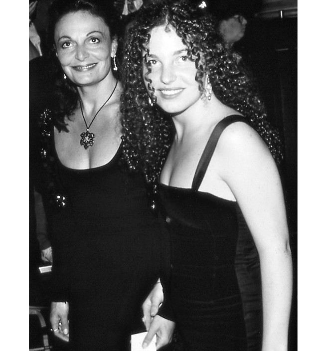 Flashback: Диана фон Фюрстенберг с дочерью Татьяной, 1992