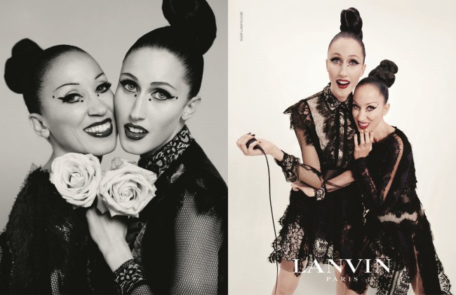 Дочки-матери в новой рекламной кампании Lanvin