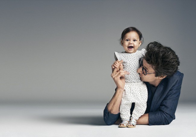 H&M запустили новую кампанию Dads & Kids, посвященную выходу коллекции одежды для детей до 3 лет