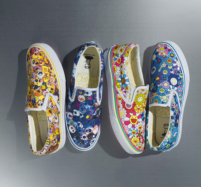Такаси Мураками создал коллекцию взрослой и детской обуви и аксессуаров для Vans
