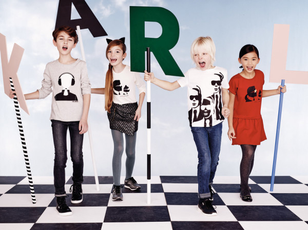 Рекламная кампания Karl Lagerfeld kids