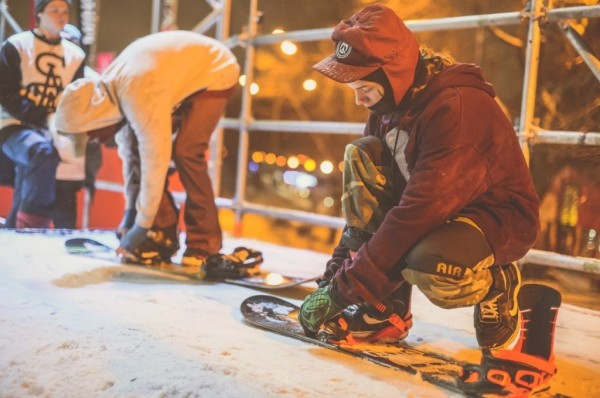 Открытие сноуборд-парка City Spot в Парке Горького