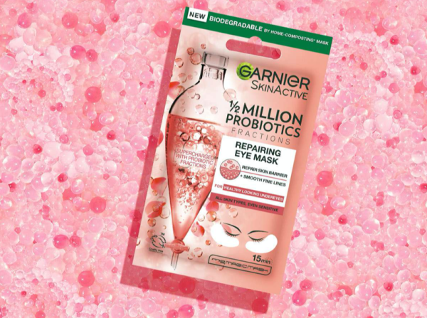  Восстанавливающая тканевая маска «2 миллиона пробиотиков» и восстанавливащие тканевые патчи «1/2 миллиона пробиотиков» от Garnier