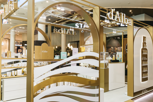 Открытие первого pop-up store d’Alba в Санкт-Петербурге